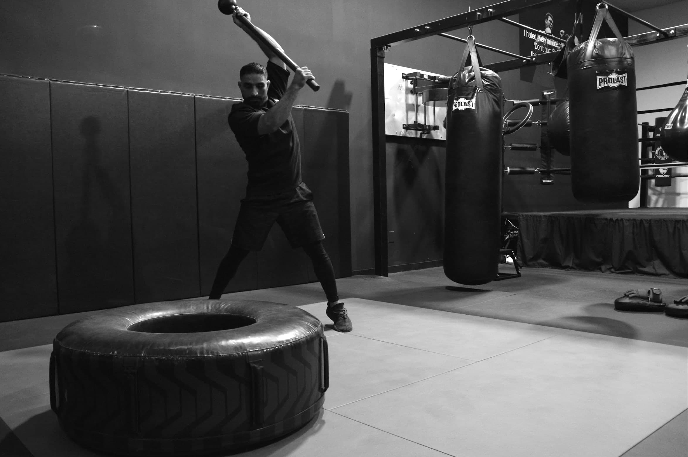 Sledgehammer conditioning work